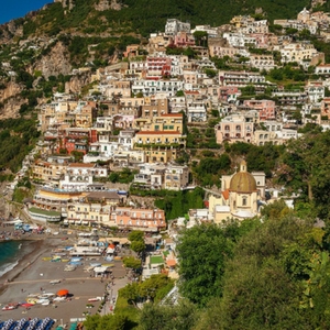 Positano panorama estate